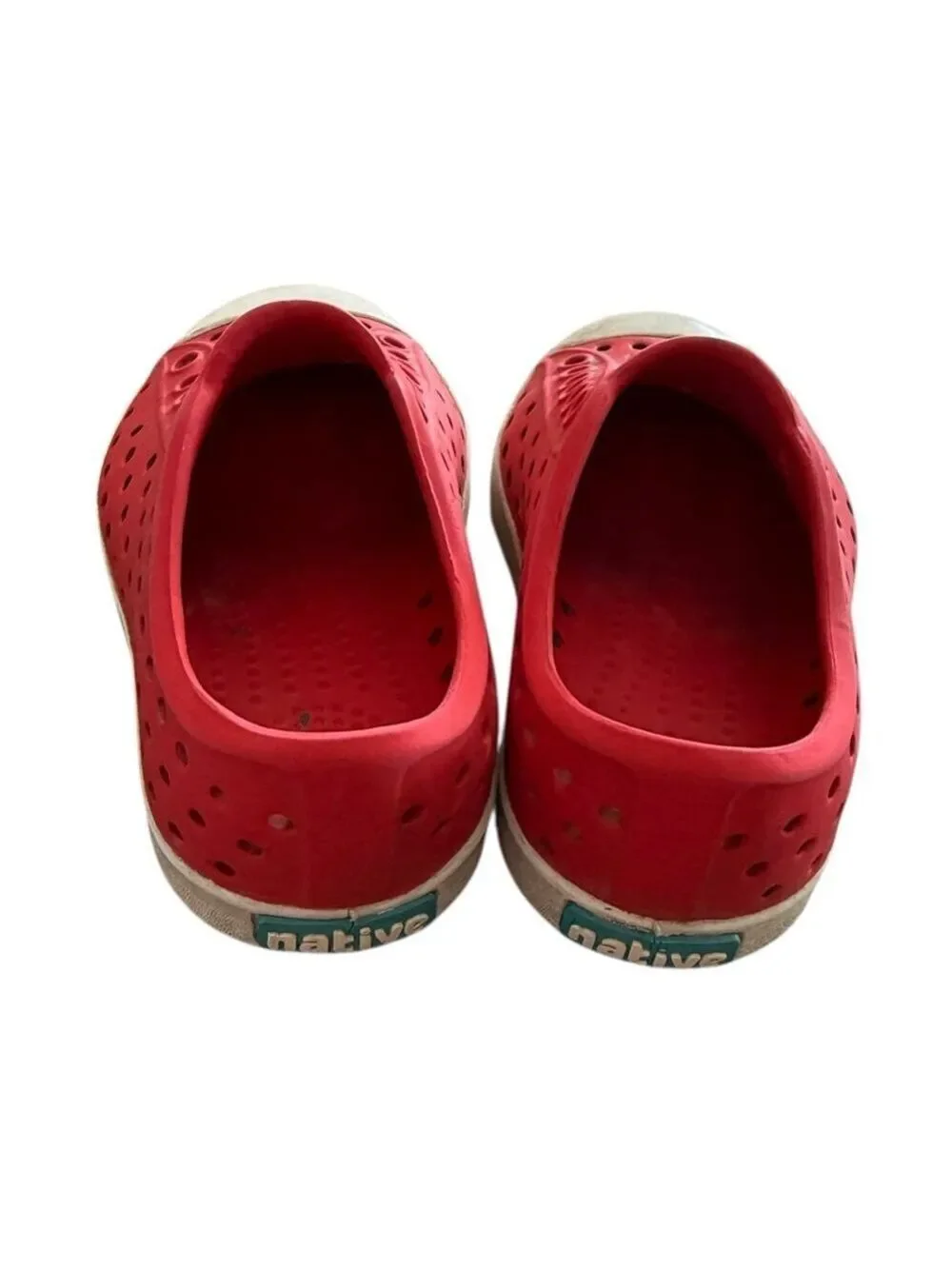 Native Shoes Jefferson Red Toddler C6 Slip On Water Shoes